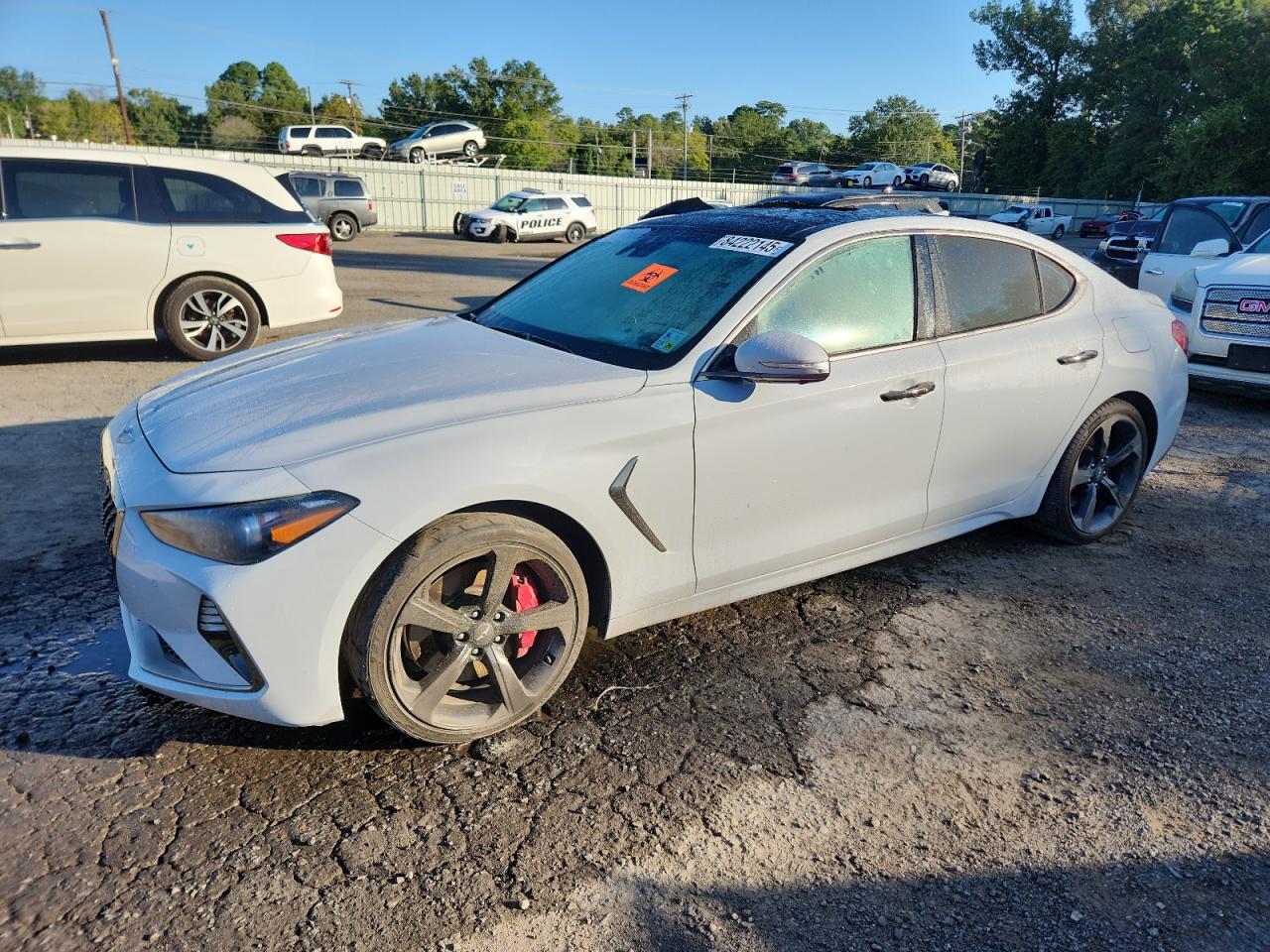 2019 Genesis G70 Advanced, VIN KMTG34LE0KU026759 — Roof