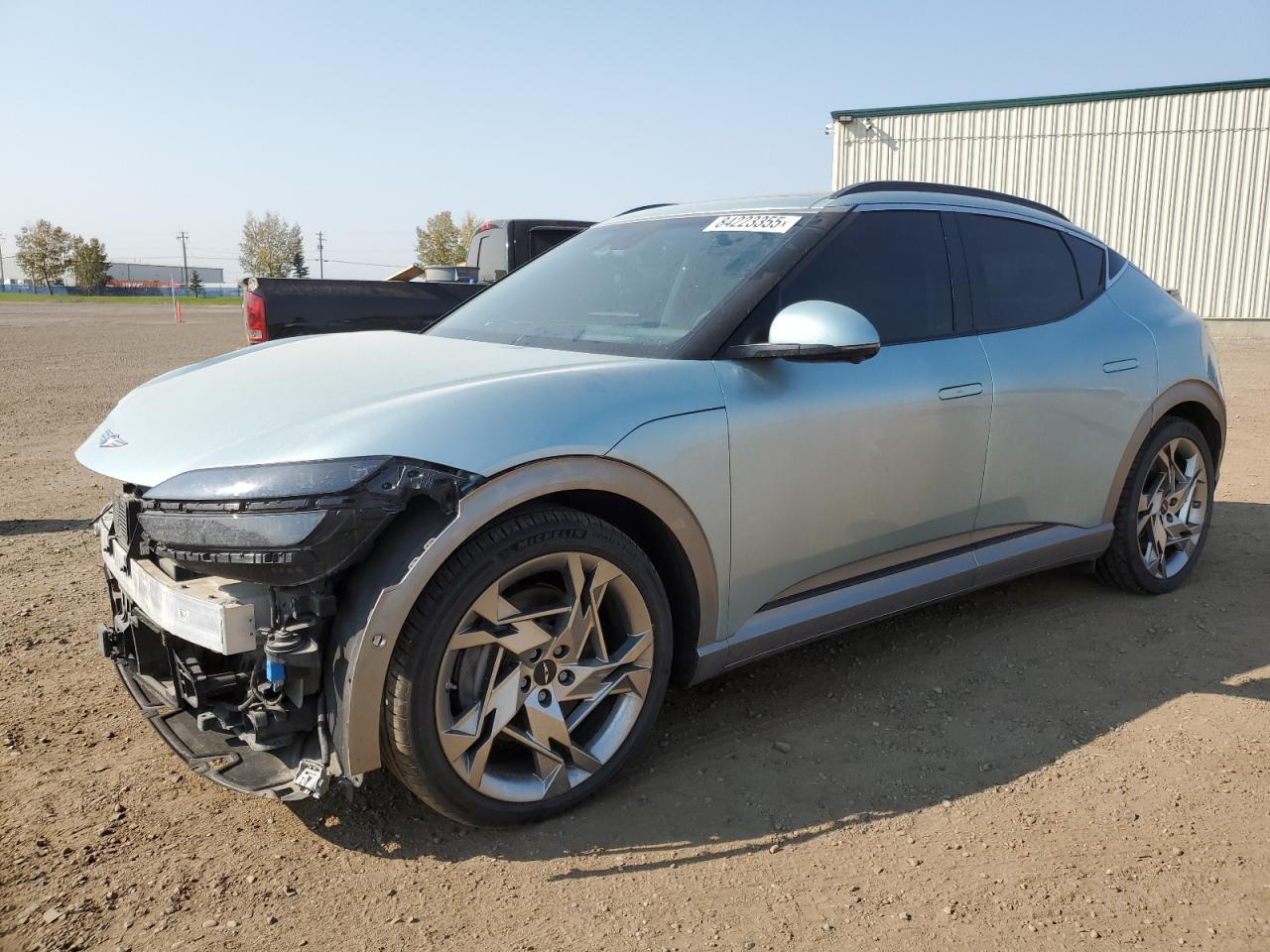 2023 Genesis GV60 Performance, VIN KMUKEDTB8PU017160 — Front end