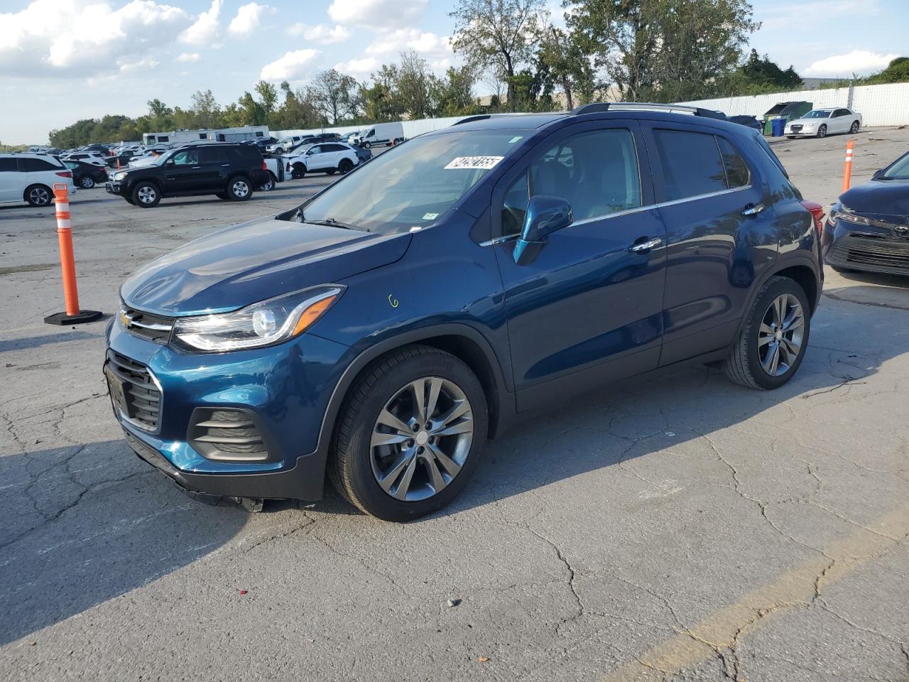 2020 Chevrolet Trax LT, VIN 3GNCJLSB1LL320016 — Hail