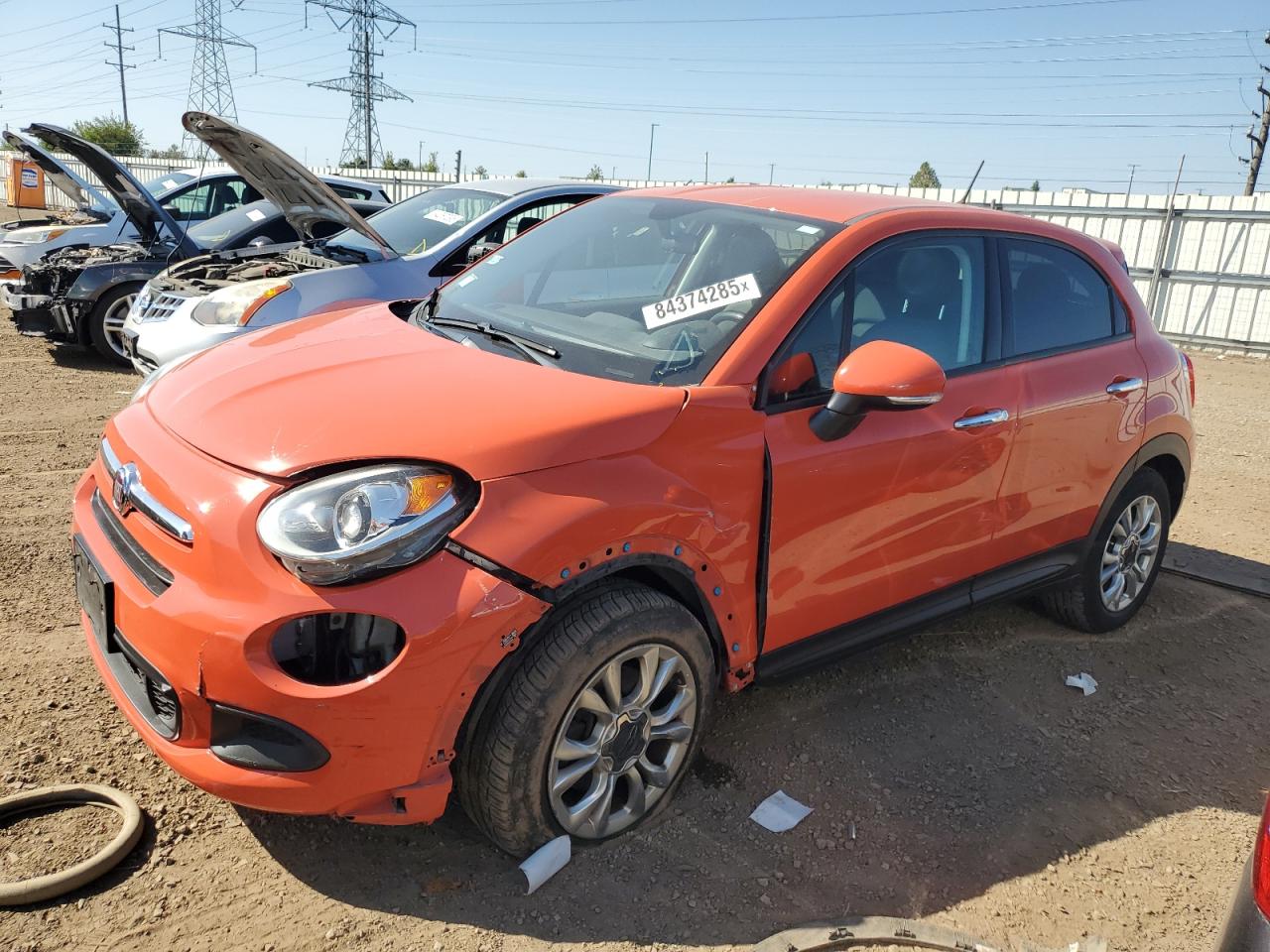 2016 FIAT 500X Easy, VIN ZFBCFYBT5GP365179 — Frame damage
