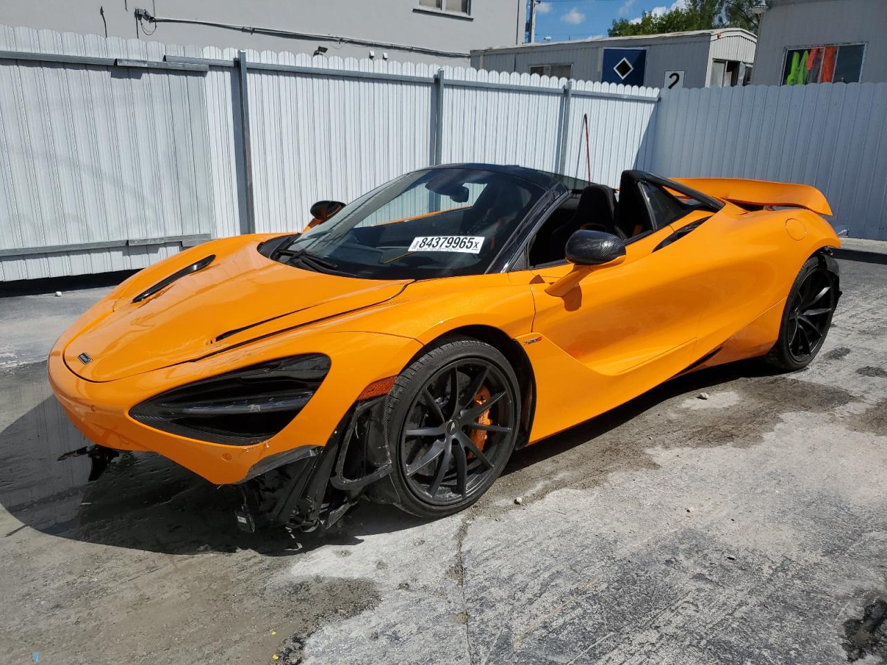 2020 McLaren 720S, VIN SBM14FCA6LW004272 — Front end