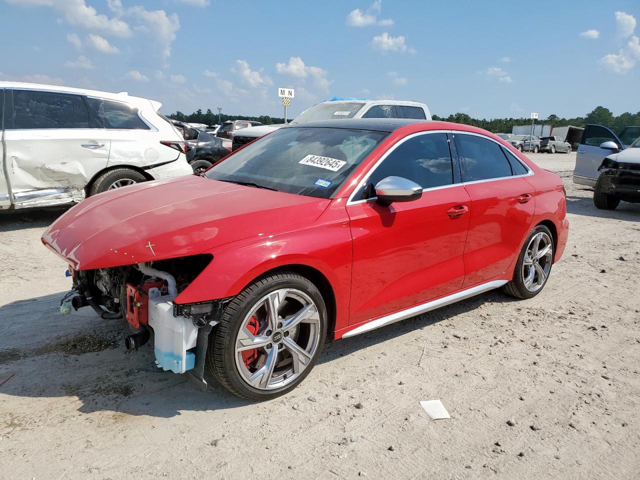 2023 Audi S3 Premium Plus, VIN WAUH3DGY8PA029678 — Перед