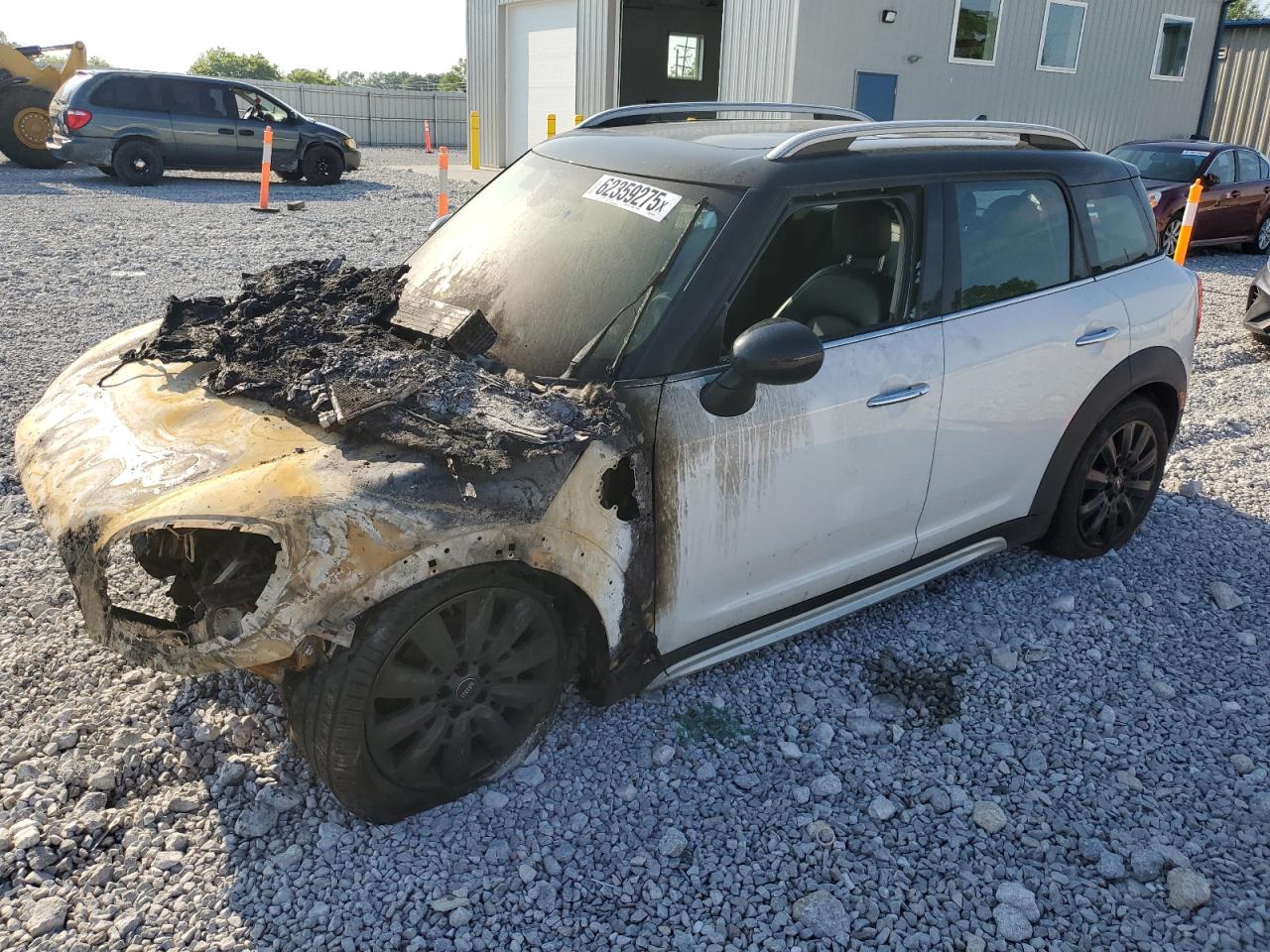 2018 MINI Countryman Cooper, VIN WMZYS7C30J3B63181 — Engine fire
