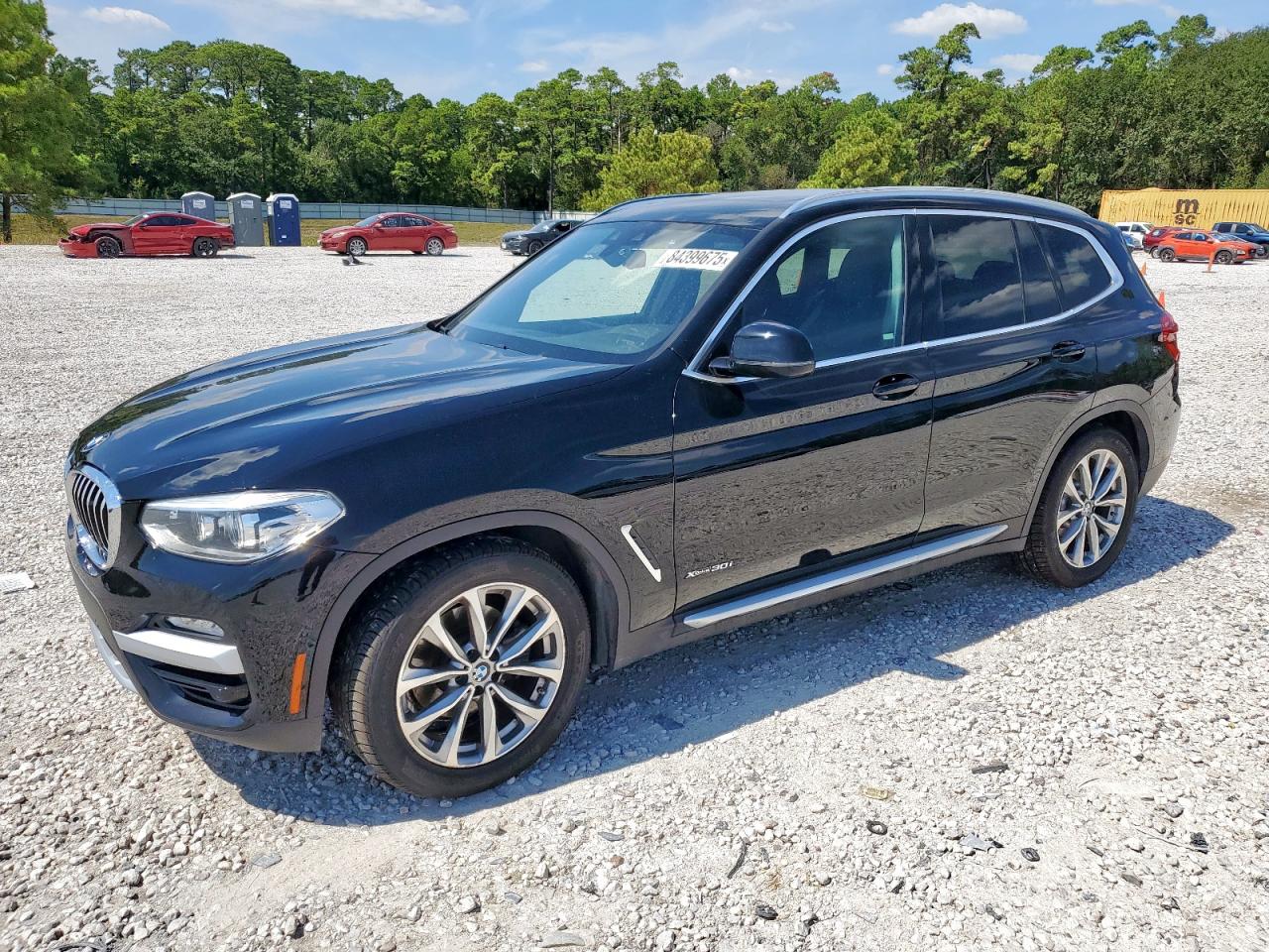 2018 BMW X3 xDrive30i, VIN 5UXTR9C54JLD58119 — Side