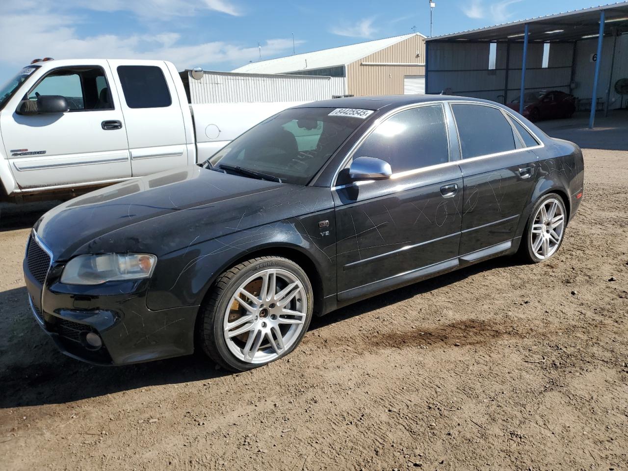 2008 Audi S4, VIN WAUGL78E18A166884 — Вандализм