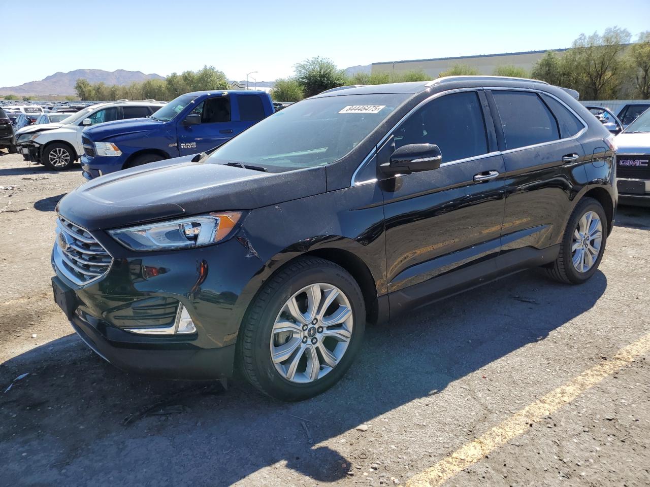 2019 Ford Edge Titanium, VIN 2FMPK3K90KBB89316 — Front end