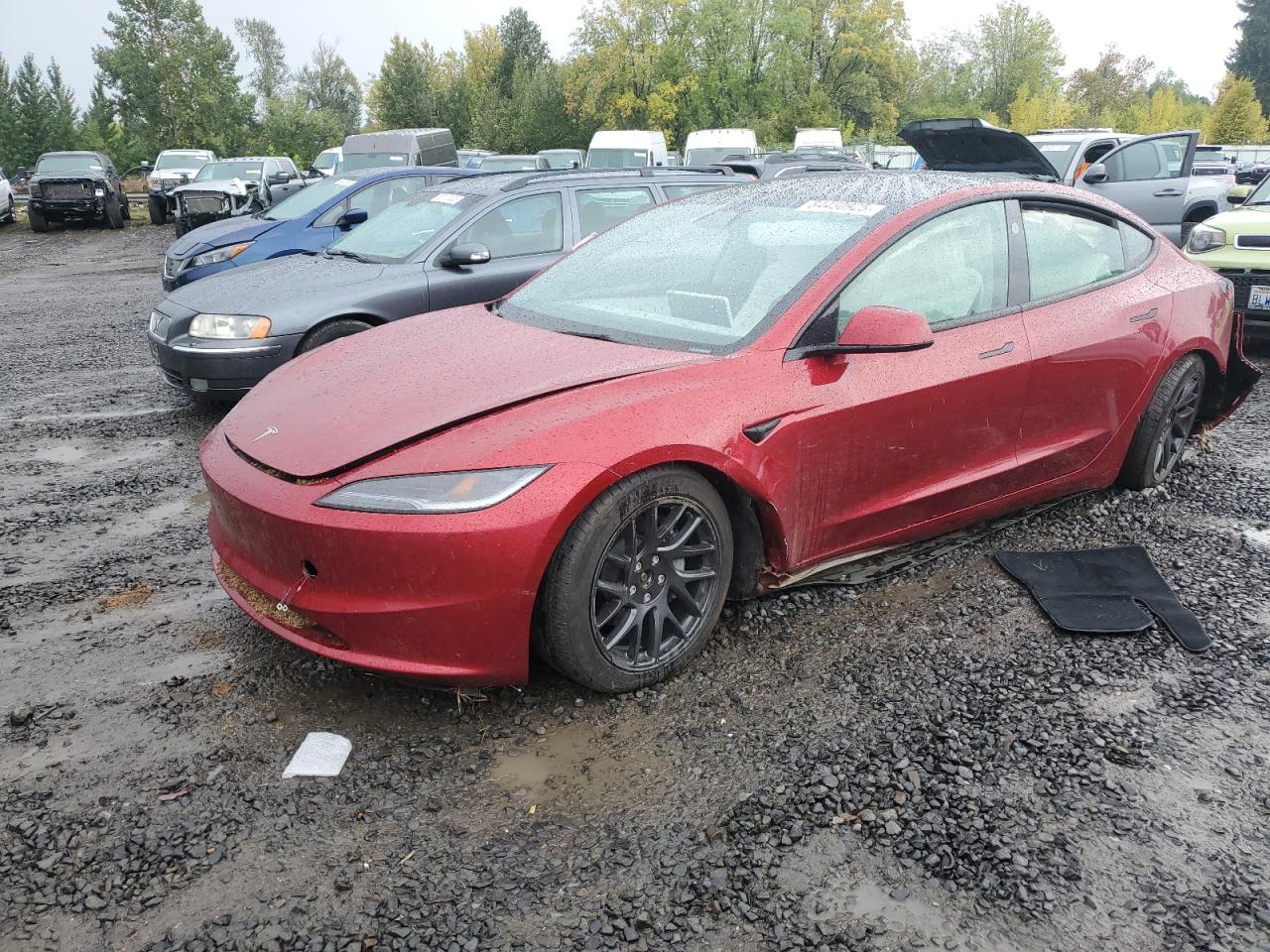 2025 Tesla Model 3 Long Range, VIN 5YJ3E1EB0SF874044 — Перед