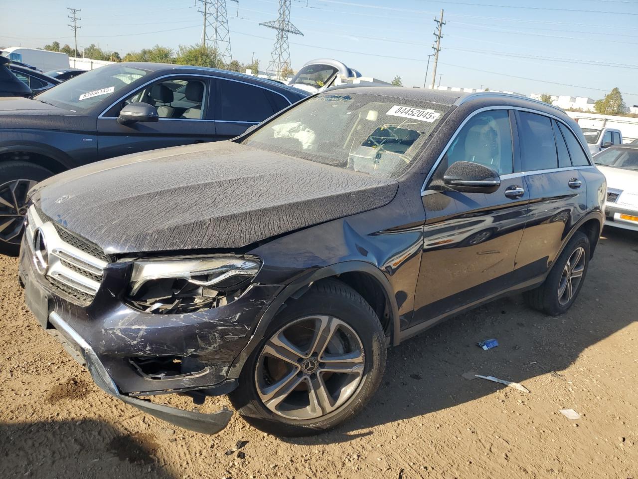 2019 Mercedes-Benz GLC 300, VIN WDC0G4KB9KV183187 — Front end