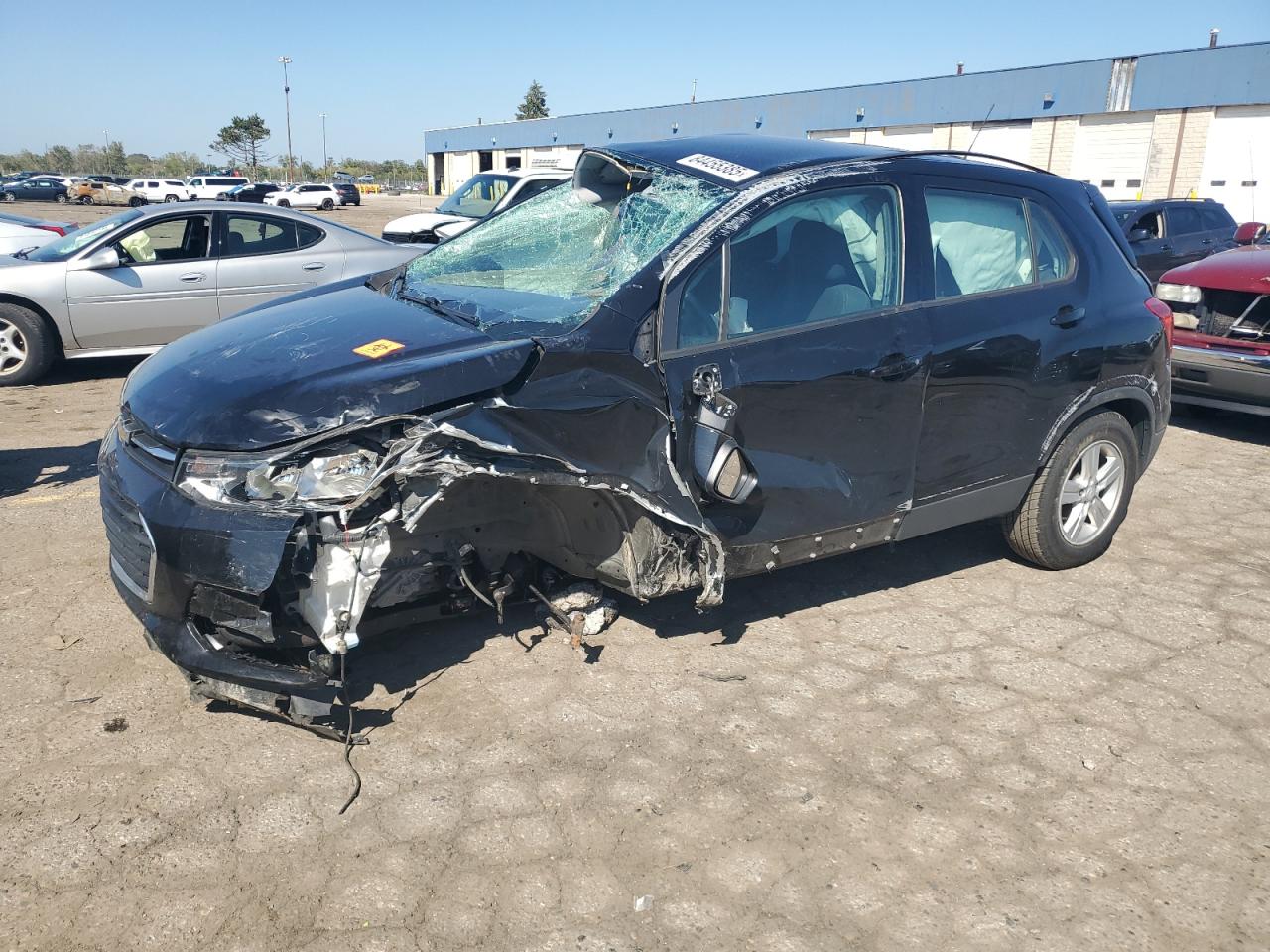 2020 Chevrolet Trax LS, VIN 3GNCJKSB0LL135692 — Rollover
