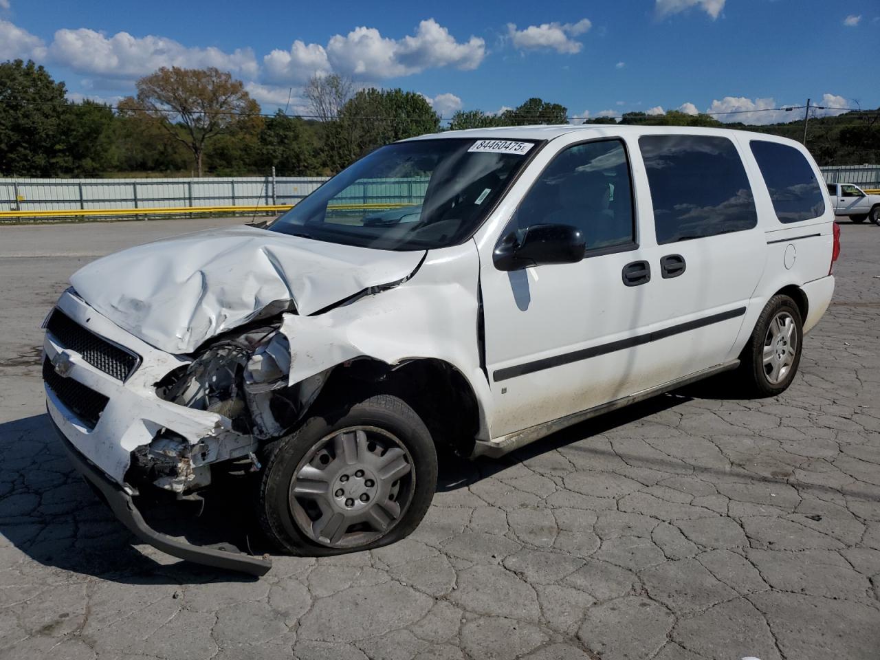 2007 Chevrolet Uplander LS Fleet, VIN 1GNDV23W57D190242 — Front end