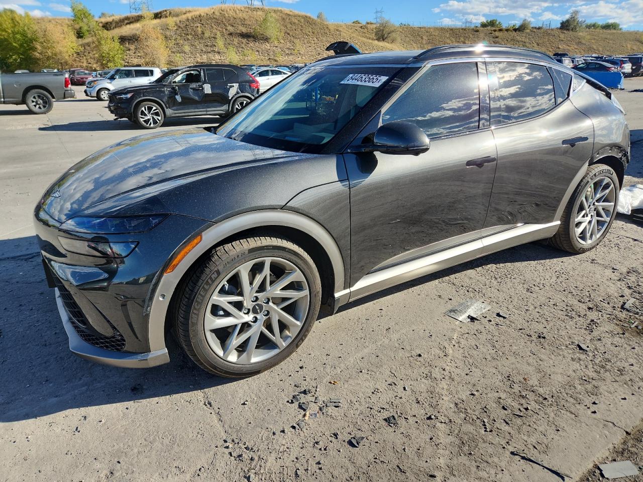 2024 Genesis GV60 Advanced, VIN KMUKCDSC6RU022313 — Rear end