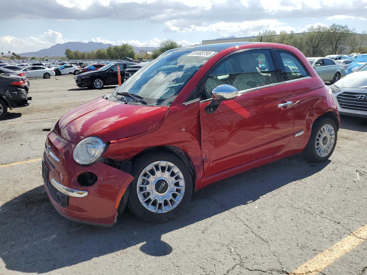2014 FIAT 500 1957 Edition, VIN 3C3CFFCRXET242348 — Front end