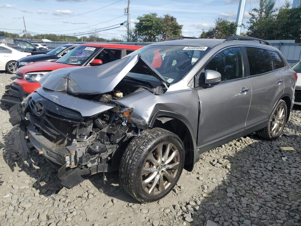 2015 Mazda CX-9 Grand Touring, VIN JM3TB3DV1F0457799 — Frame damage