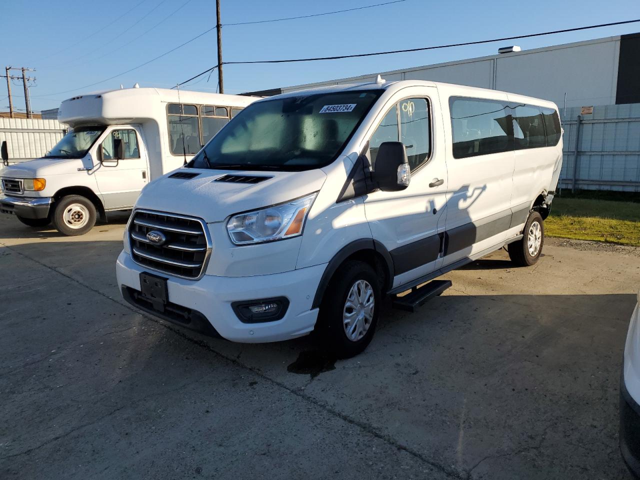 2020 Ford Transit Passenger XL, VIN 1FBAX2Y86LKA24158 — Rear end