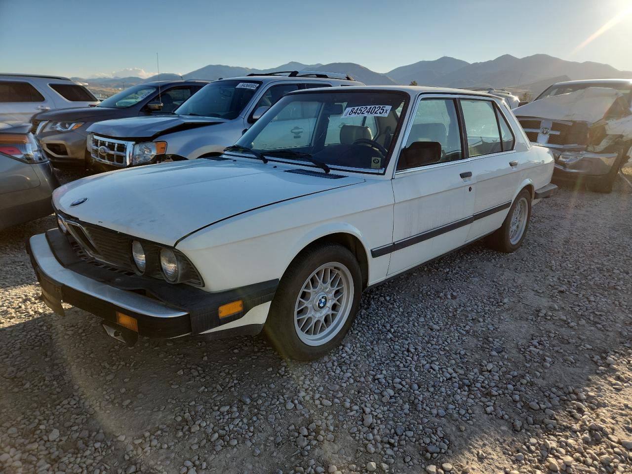 1987 BMW 528 - 533 - 633 - 733 528E, VIN WBADK7307H9652683 — Side