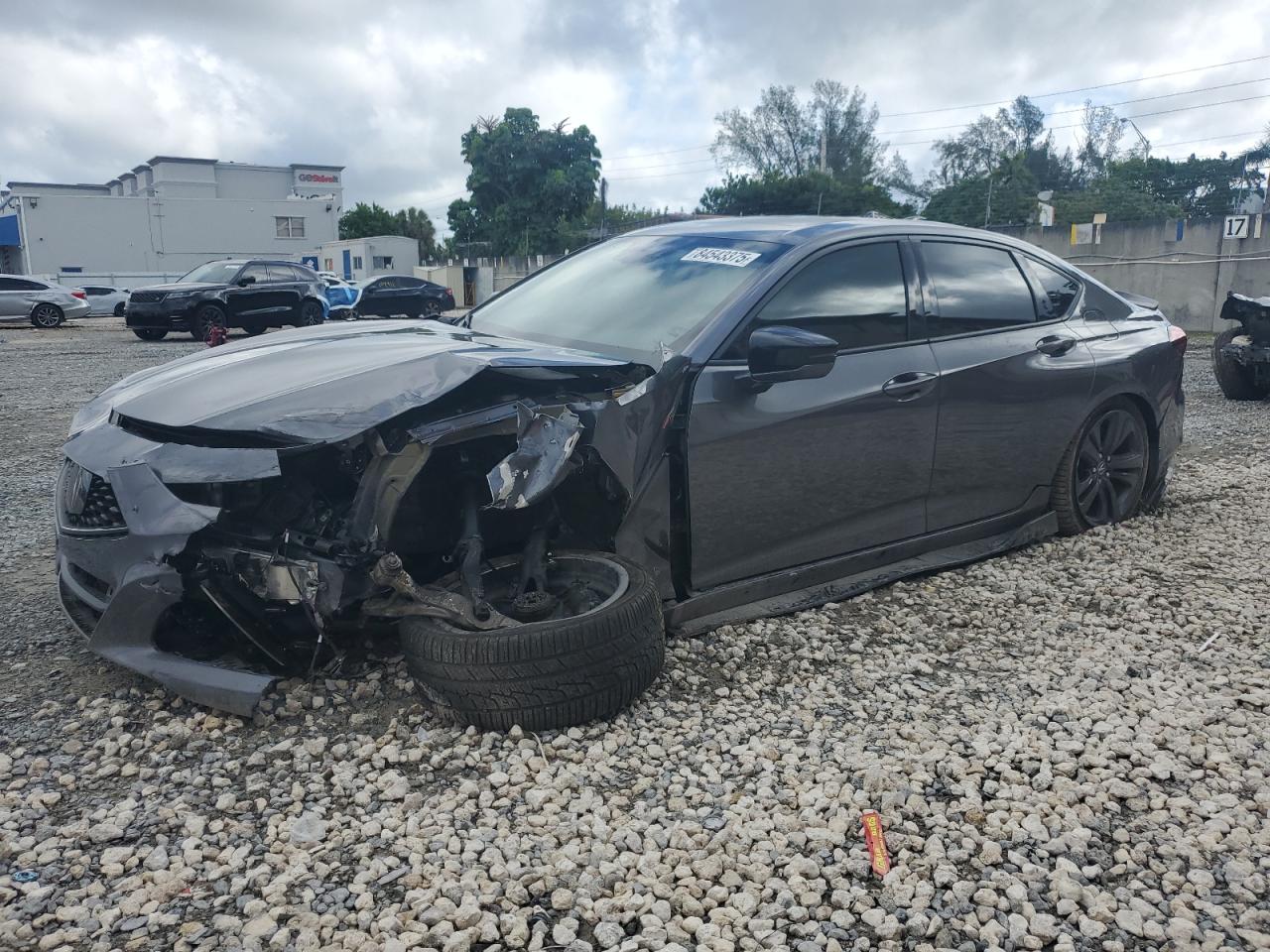 2022 Acura TLX w/A-Spec Package, VIN 19UUB6F54NA002001 — Undercarriage