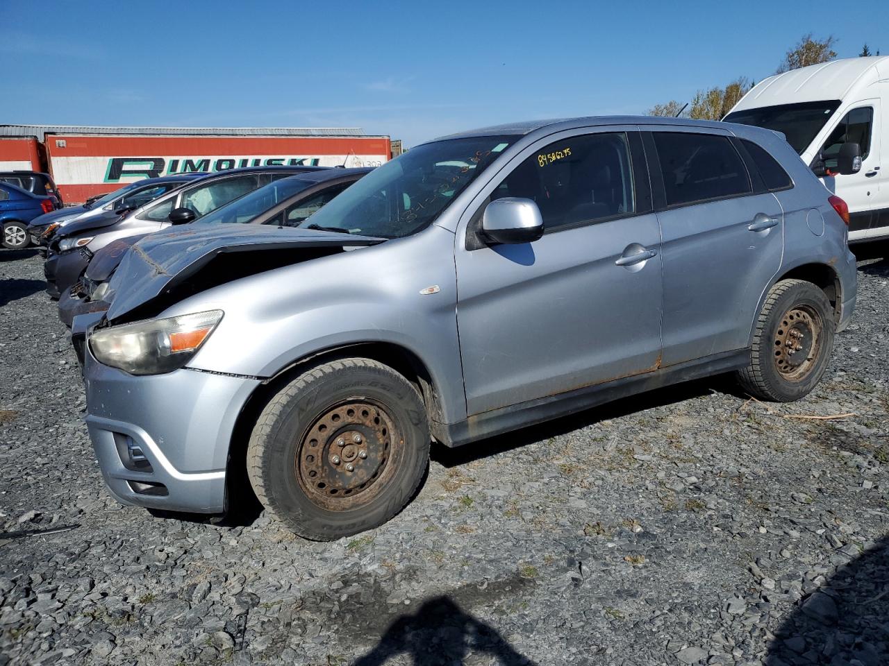 2011 Mitsubishi Outlander Sport SE, VIN JA4AJ3AU6BZ602155 — Front end