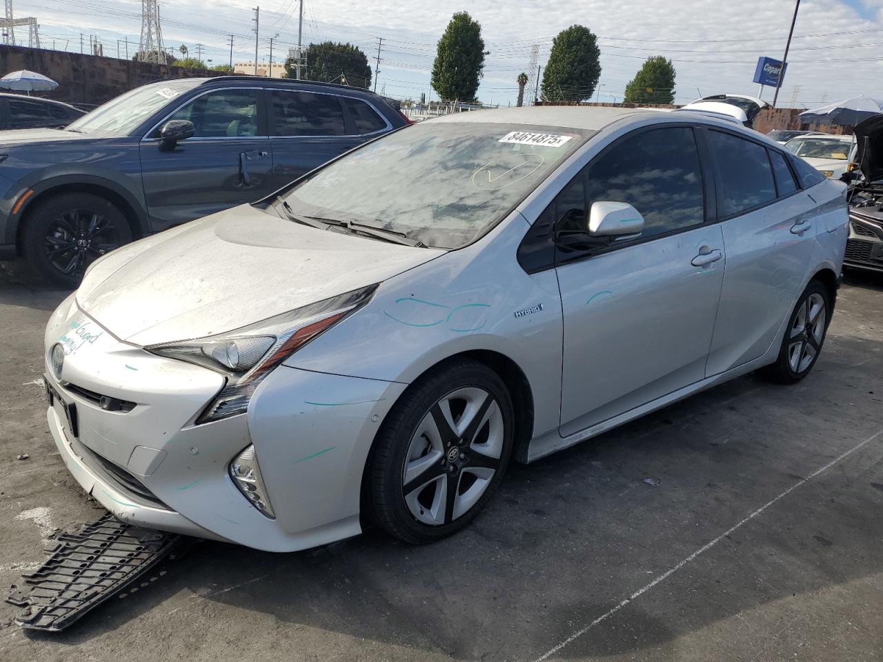 2017 Toyota Prius Two, VIN JTDKARFU1H3542285 — Rear end