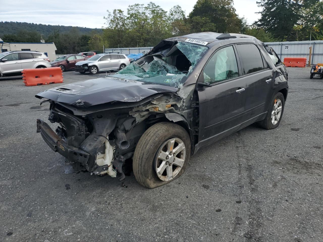2013 GMC Acadia SLE, VIN 1GKKVNED9DJ162586 — Rollover