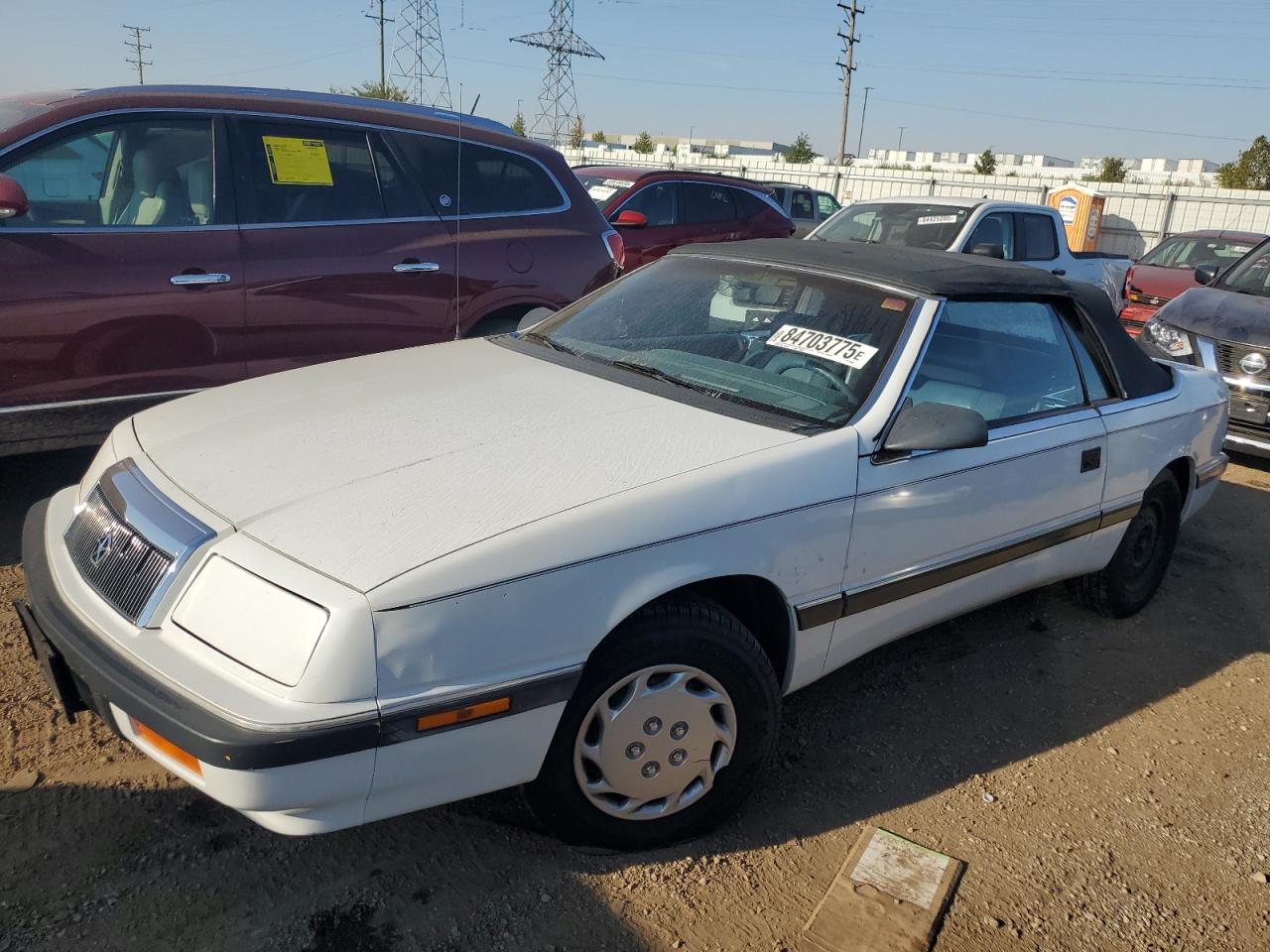 1988 Chrysler LeBaron, VIN 1C3BJ45K9JG340090 — Normal wear