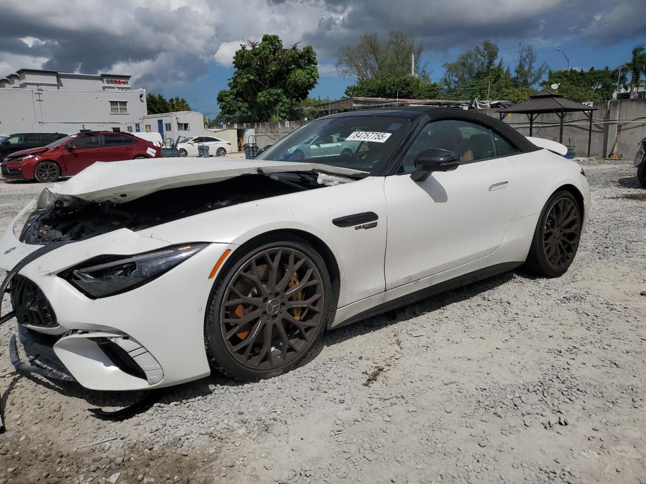 2022 Mercedes-Benz SL 55 AMG, VIN W1KVK8AB3NF005640 — Front end