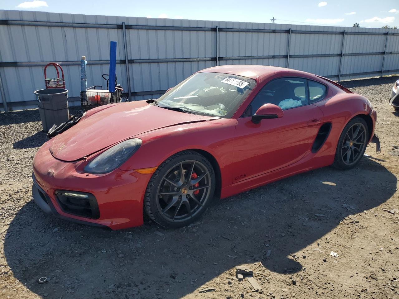 2015 Porsche Cayman S, VIN WP0AB2A89FK180686 — Rear end