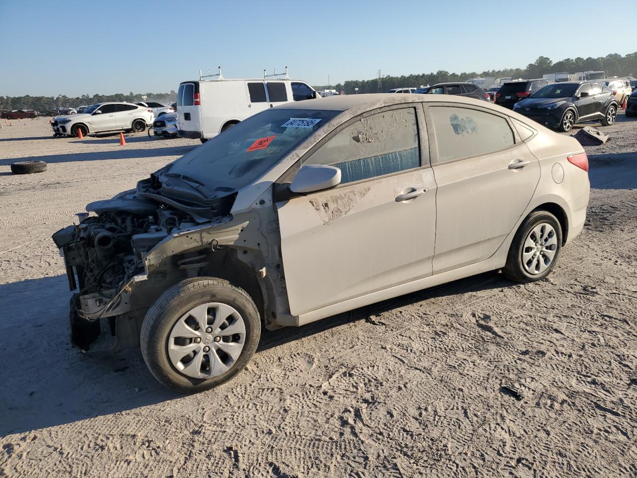 2016 Hyundai Accent SE, VIN KMHCT4AE3GU043834 — Water / flood
