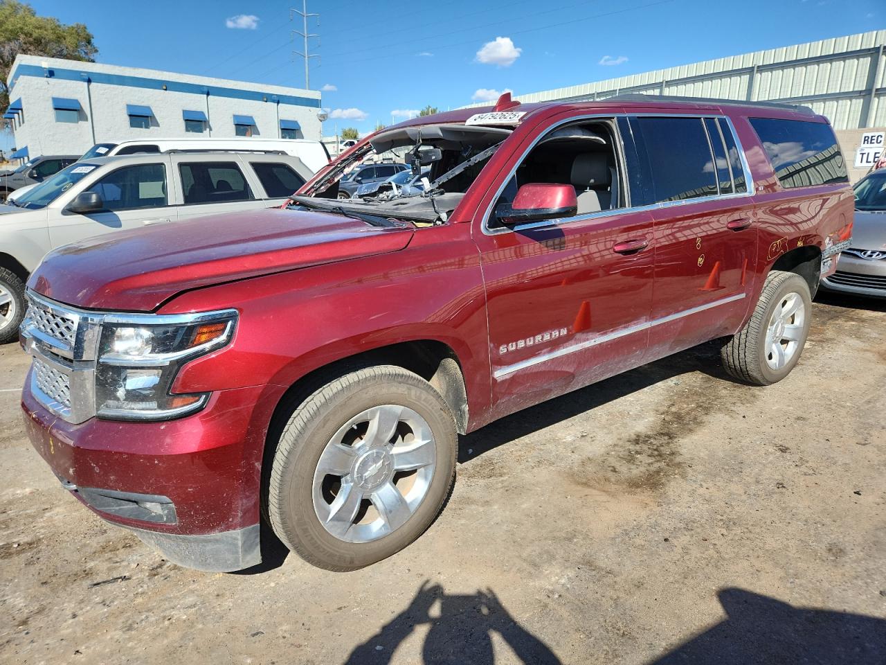 2017 Chevrolet Suburban LT, VIN 1GNSKHKC3HR396044 — Partial repair