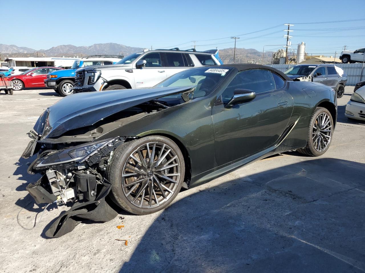 2024 Lexus LC 500h, VIN JTHMPAAYXRA109336 — Front end
