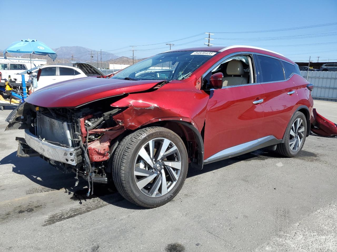 2022 Nissan Murano SL, VIN 5N1AZ2CJ3NC107975 — Front end