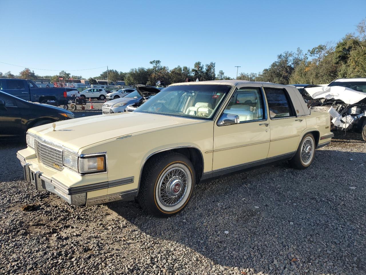 1987 Cadillac Deville/Fleetwood Deville, VIN 1G6CD5186H4326203 — Water / flood