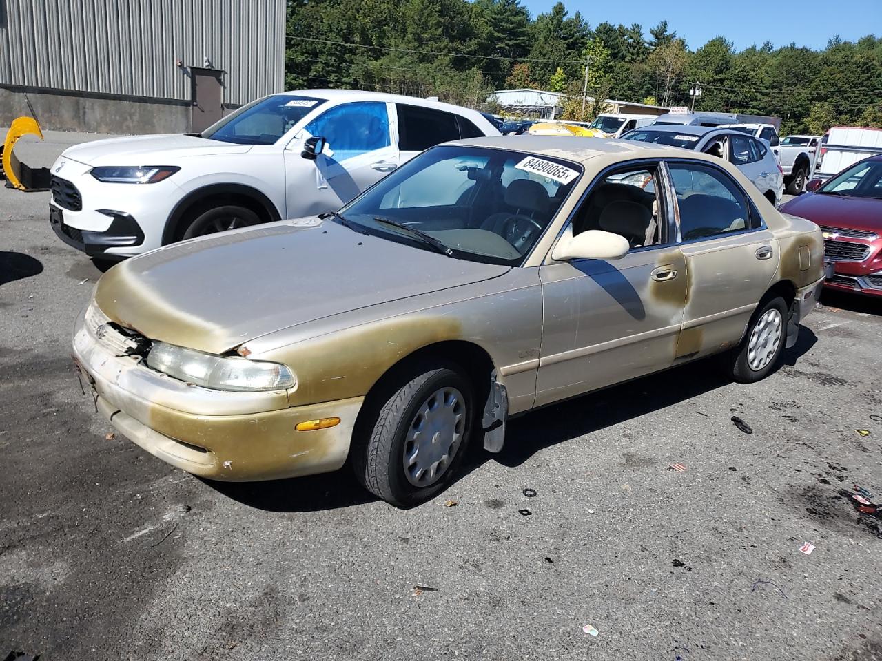 1995 Mazda 626 DX, VIN 1YVGE22C3S5340455 — Мелкие вмятины и царапины