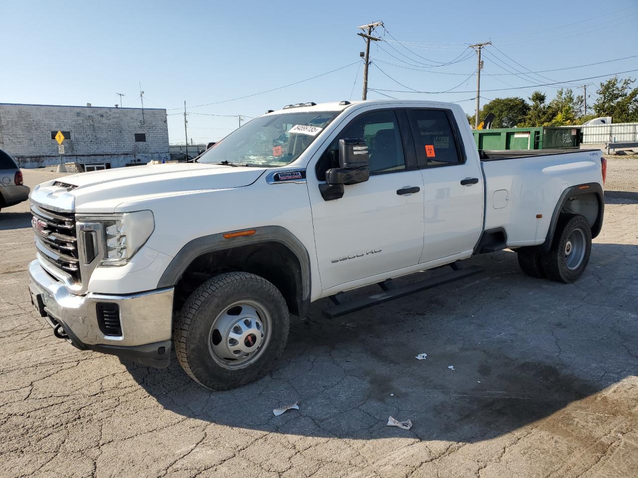 2021 GMC Sierra 3500, VIN 1GT59SEY8MF203047 — Minor dents and scratches