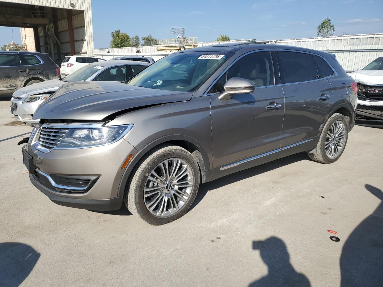 2017 Lincoln MKX Reserve, VIN 2LMPJ8LR9HBL13191 — Frame damage
