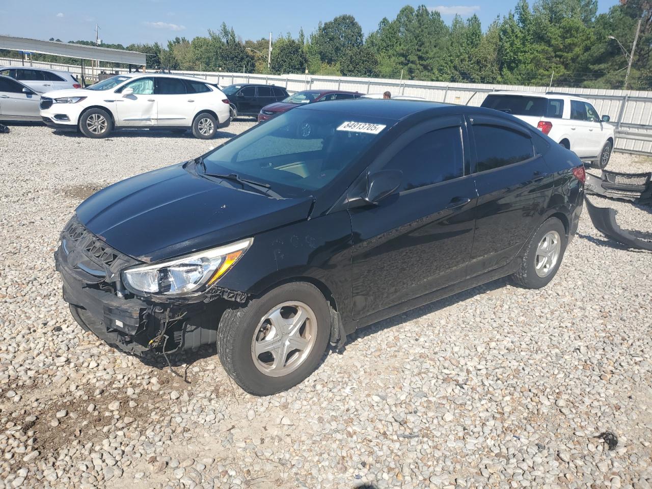 2017 Hyundai Accent SE, VIN KMHCT4AE8HU334251 — Front end
