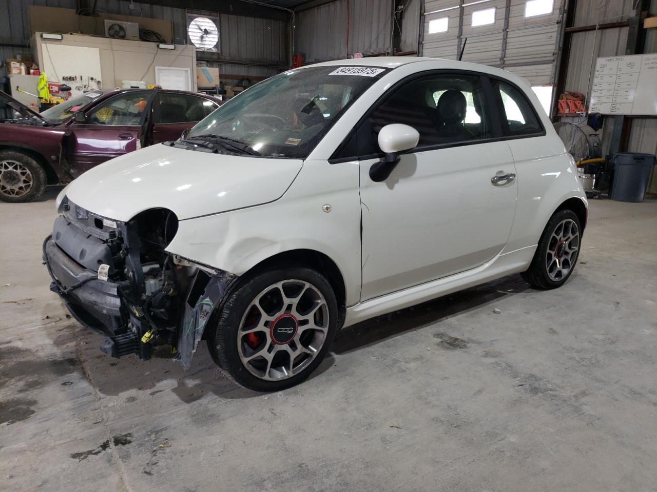2013 FIAT 500 Sport, VIN 3C3CFFBR0DT697158 — Front end