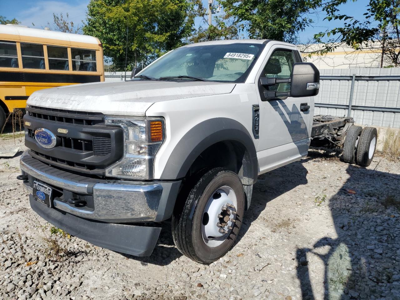 2022 Ford F-450, VIN 1FDUF4GN9NDA18548 — Interior fire