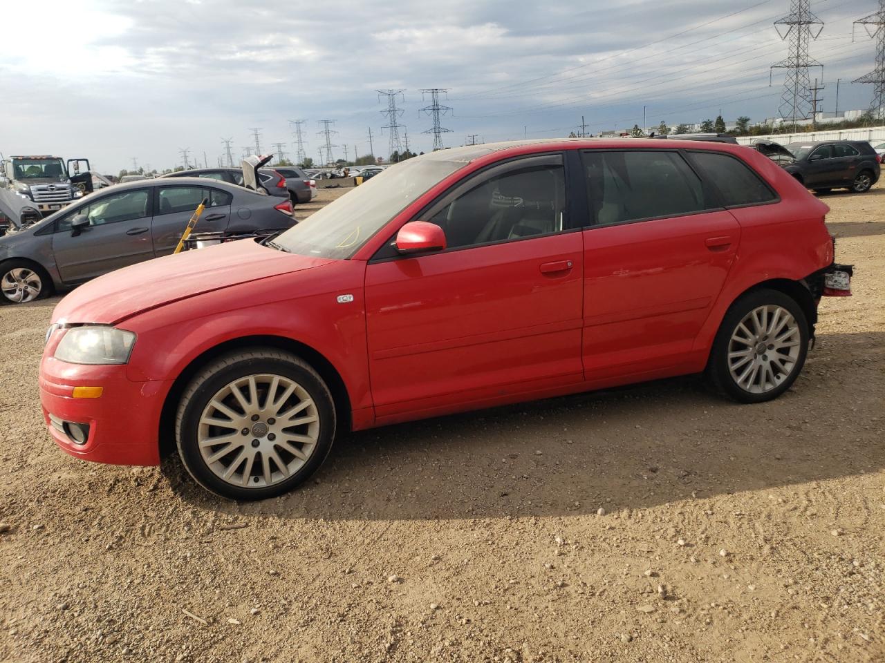 2007 Audi A3, VIN WAUNF78P97A227607 — Зад