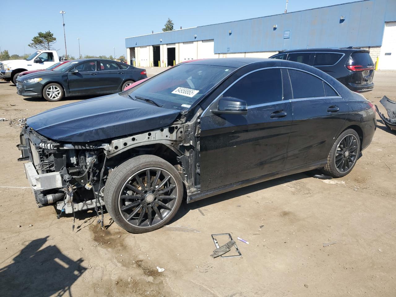 2014 Mercedes-Benz CLA 250, VIN WDDSJ4GB5EN138721 — Frame damage