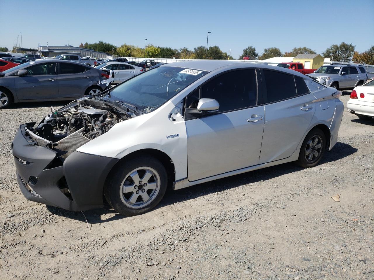 2017 Toyota Prius Two, VIN JTDKBRFU3H3538431 — Prior damage history