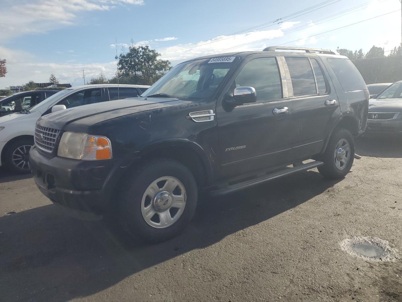 2002 Ford Explorer XLS, VIN 1FMZU62E12ZB11951 — Rear end