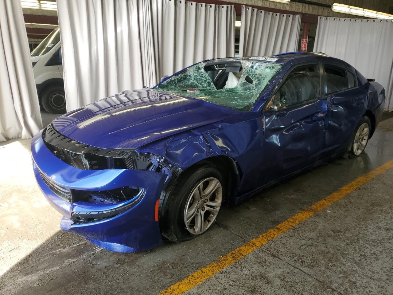 2020 Dodge Charger SXT, VIN 2C3CDXBG6LH156083 — Rollover