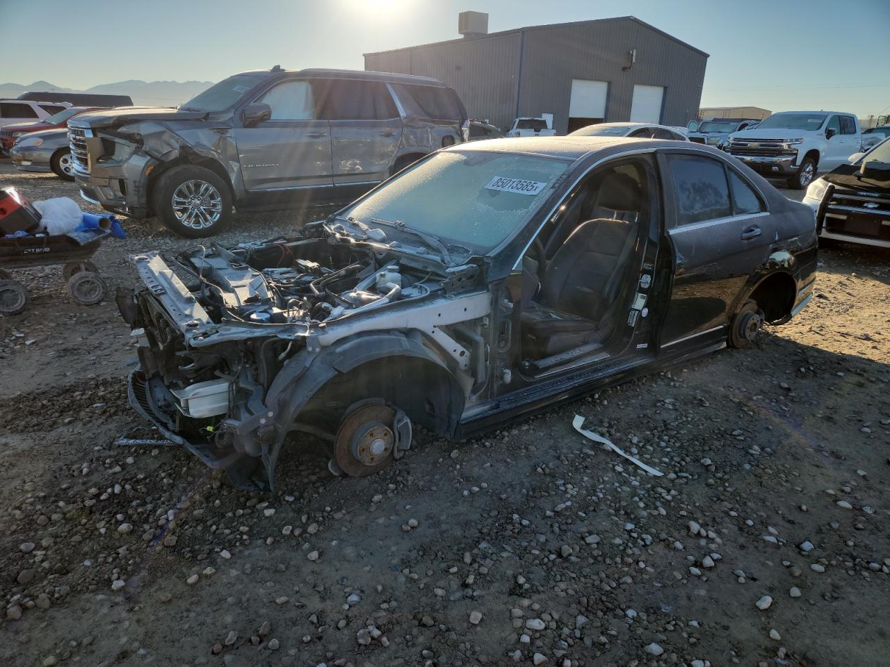 2010 Mercedes-Benz C 300 Sport, VIN WDDGF5EB0AF455763 — Stripped