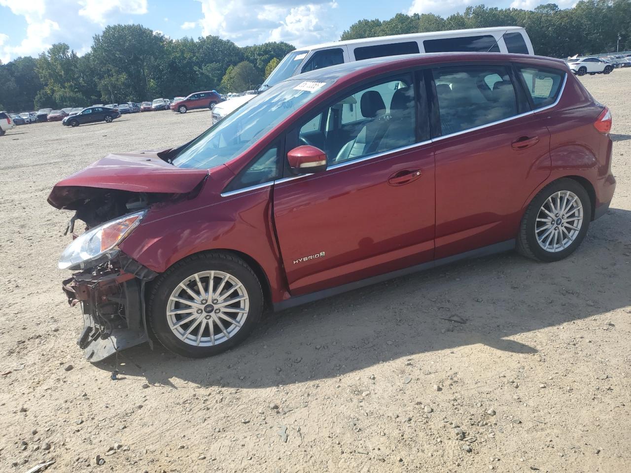 2013 Ford C-Max SEL, VIN 1FADP5BU3DL514199 — Front end