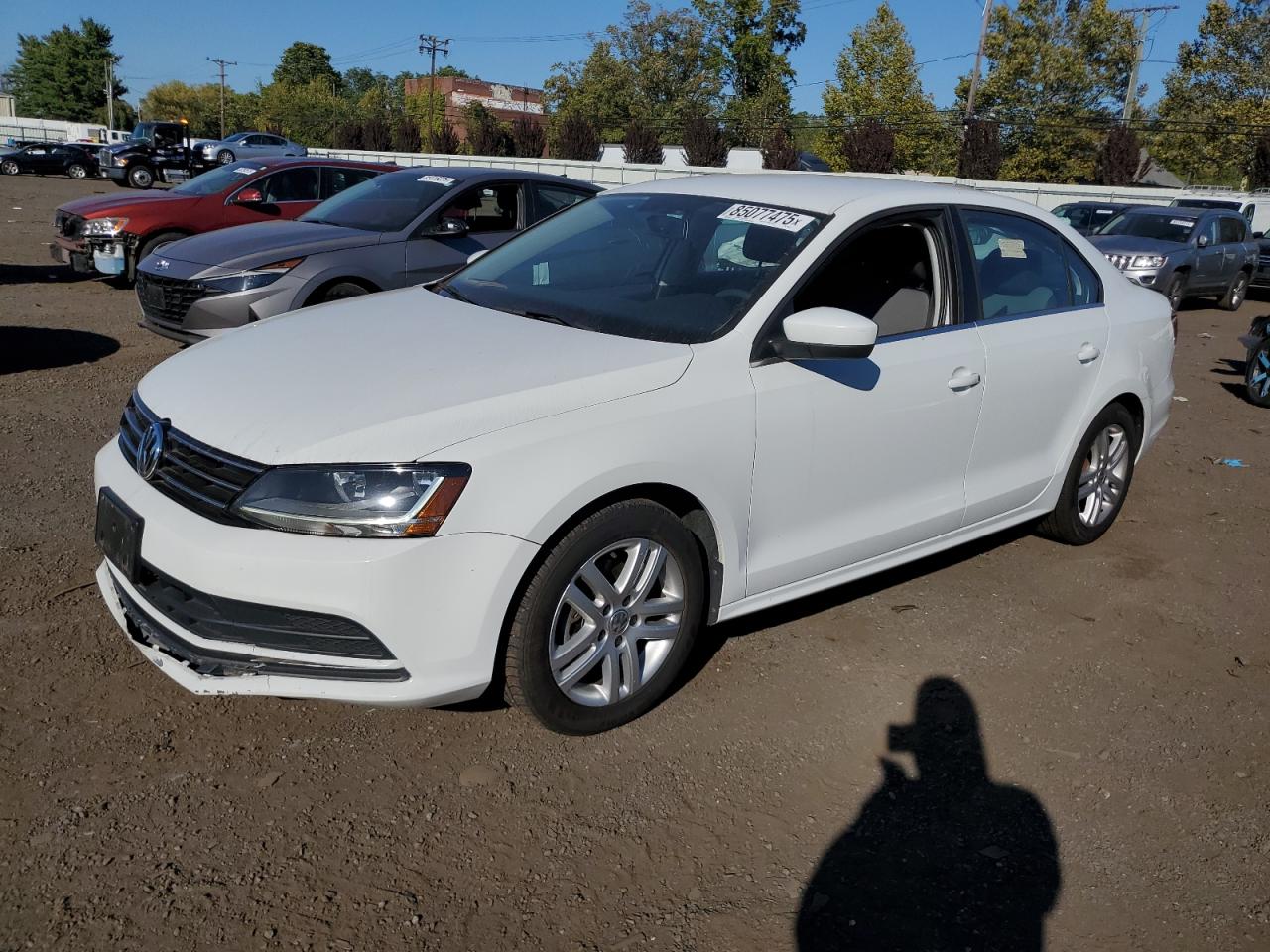 2017 Volkswagen Jetta S, VIN 3VW2B7AJ6HM236872 — Frame damage