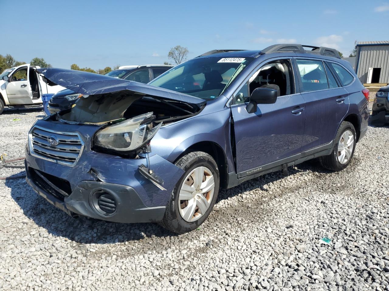 2016 Subaru Outback 2.5i, VIN 4S4BSBAC5G3302587 — Front end