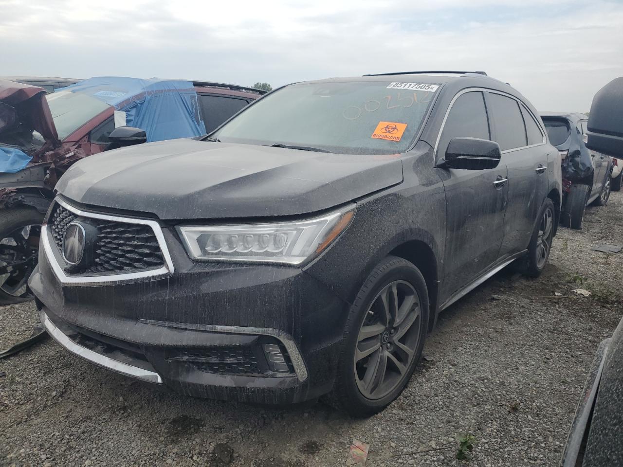 2017 Acura MDX Advance, VIN 5FRYD4H87HB002512 — Biohazard / chemical