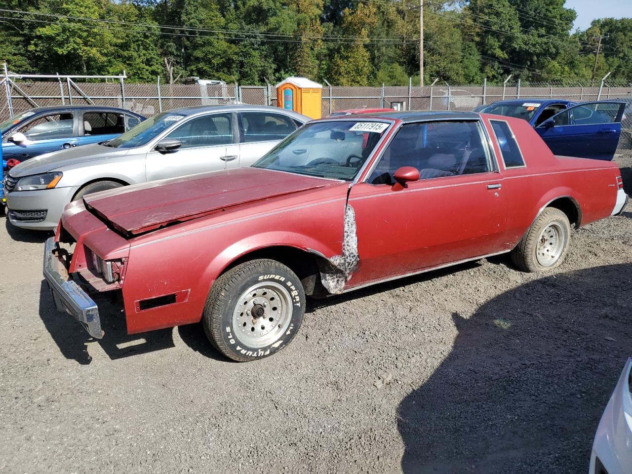 1986 Buick Regal, VIN 1G4GJ47Y2GP440099 — Перед