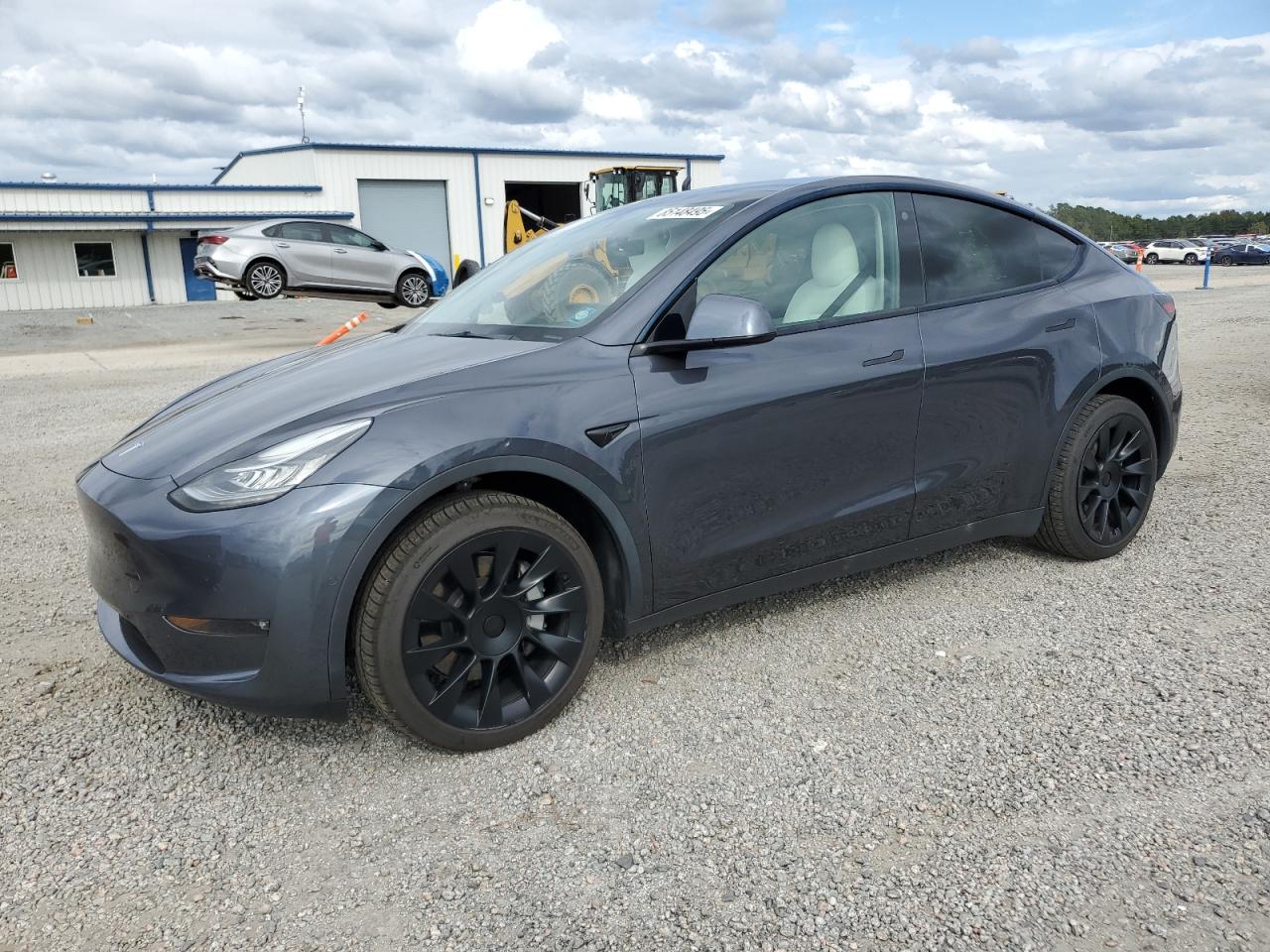 2021 Tesla Model Y Long Range, VIN 5YJYGDEE8MF284219 — Partial repair