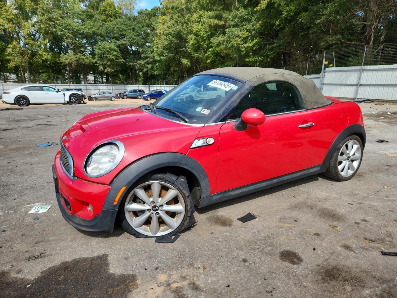 2012 MINI Roadster S, VIN WMWSY3C50CT144495 — Front end